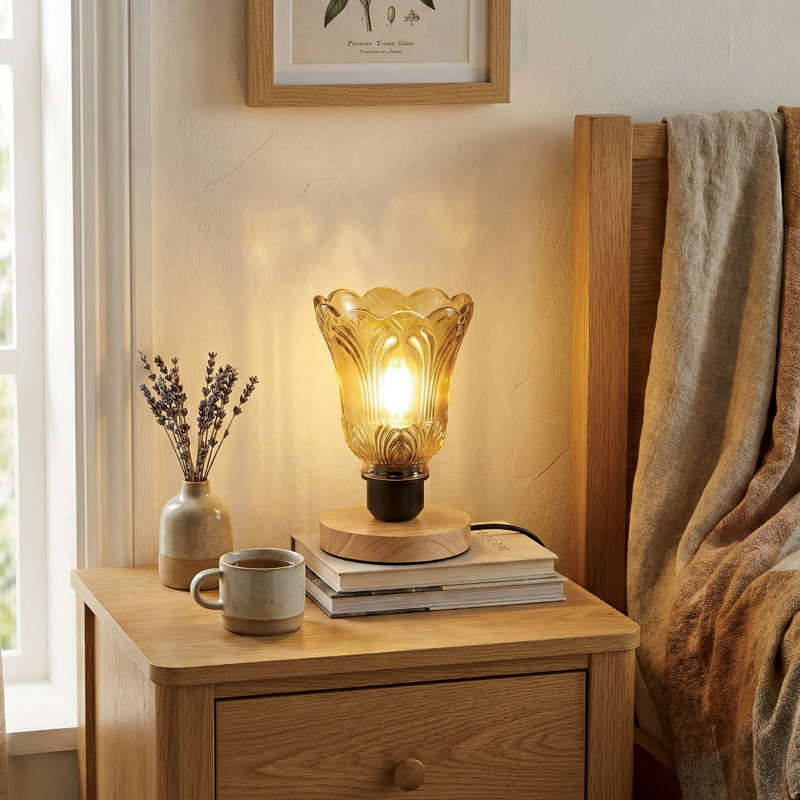 Wood Desk Lamp