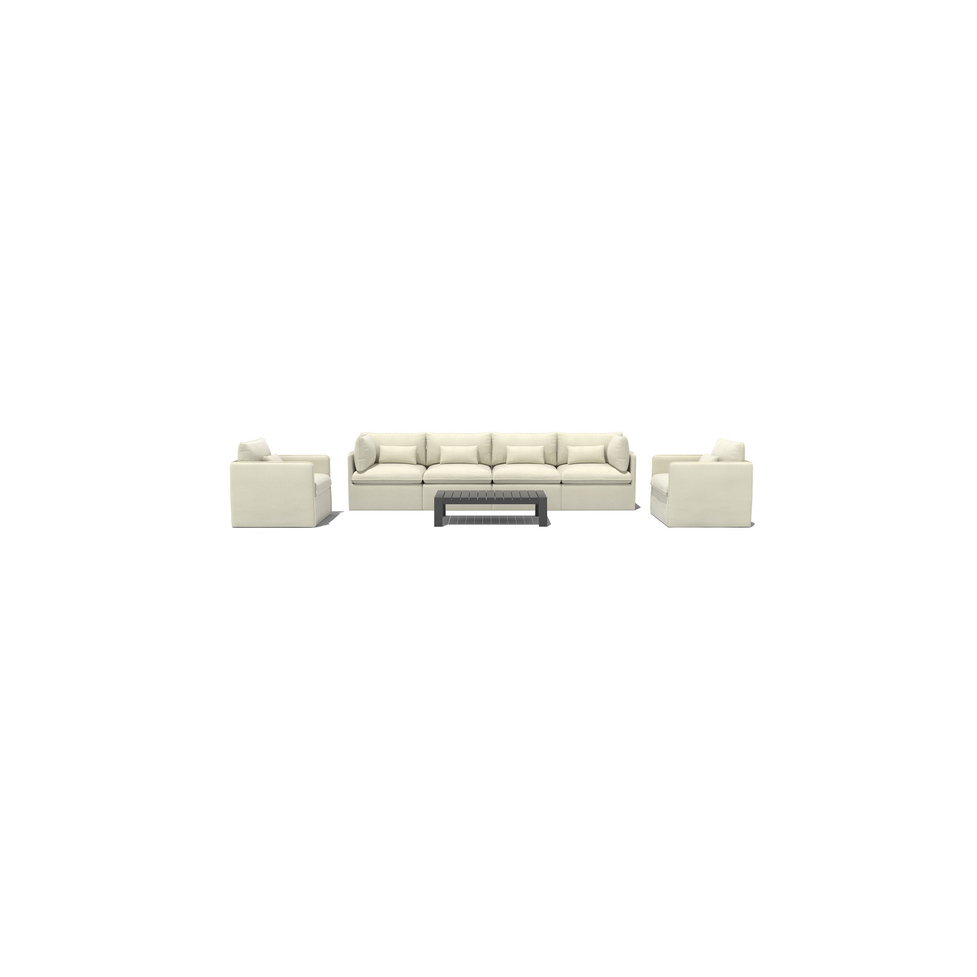 Valliere 7pc Multi-Chair Seating Set