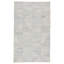 Wendy Jane Flatweave Geometric Area Rug in Silver/Snow-2056283958