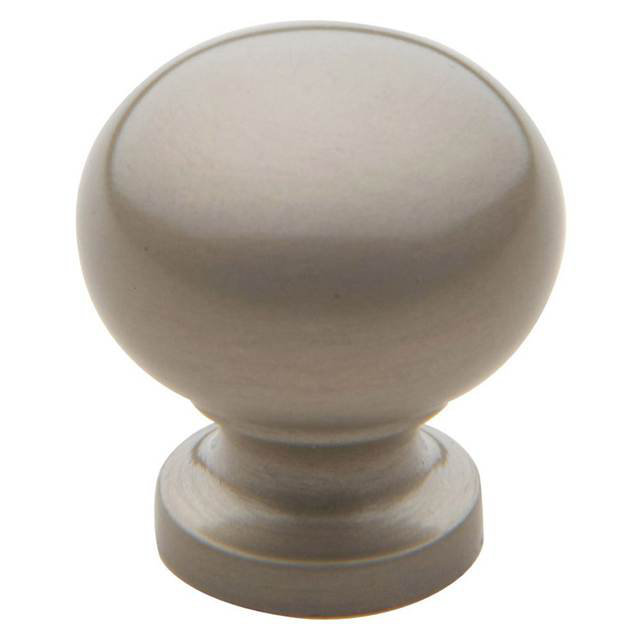 3/4" Diameter Round Knob, Satin Nickel