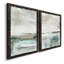 Summer Teal I - ensemble de 2 peintures sur toile encadrées-1457511624-1457511625