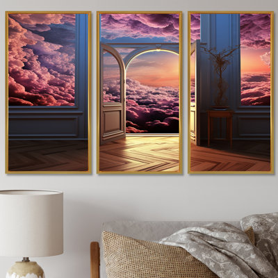 Mayron - Ensemble d'art mural nuages