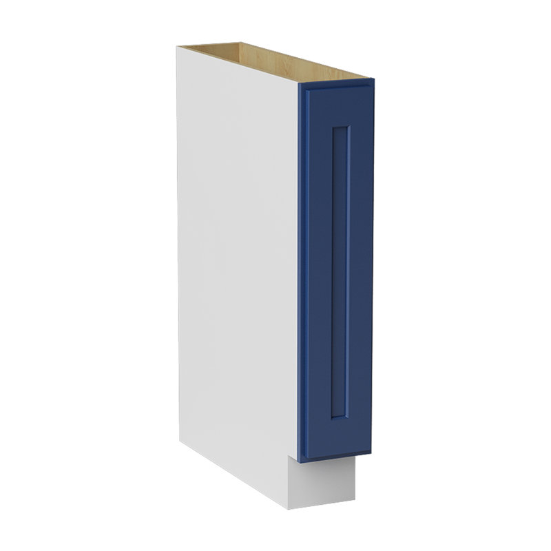 Armoire à épices Base, 6" W x 34.5" H x 24" D, Shaker bleu