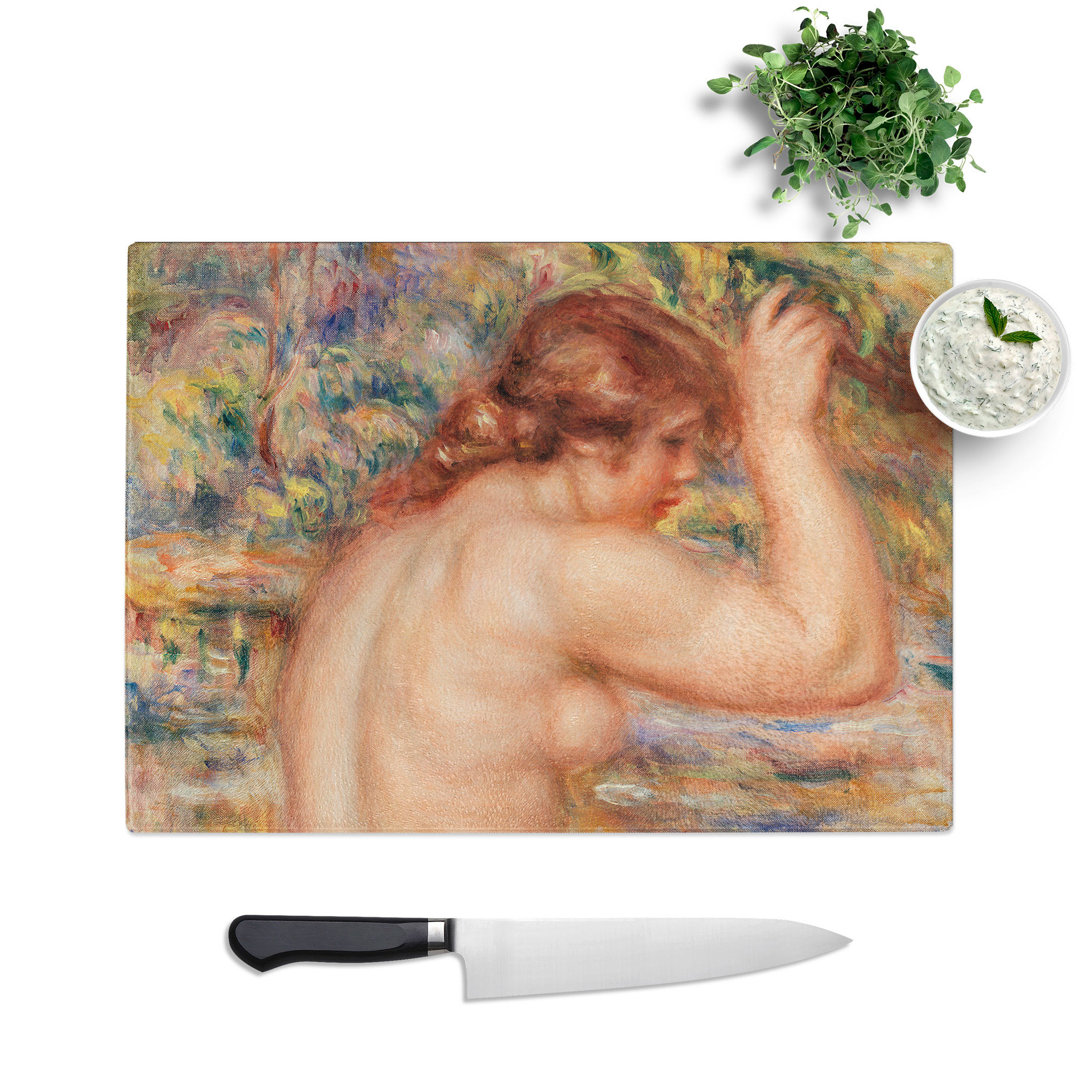 Nude Woman Vol.1 by Pierre-Auguste Renoir Chopping Board