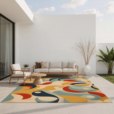 Tapis intérieur et extérieur Vintage Swing