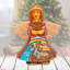 5'' Wood Hanging Figurine Ornament