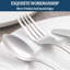  Set Of 16 Top Food Grade Stainless Steel Silverware Forks,dinner Forks,table Forks,flatware Forks,8 Inches,mirror Finish & Dishwasher Safe,use For Home,kitchen Or Restaurant
