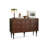 Retro Nut-Brown Solid Wood Sideboard