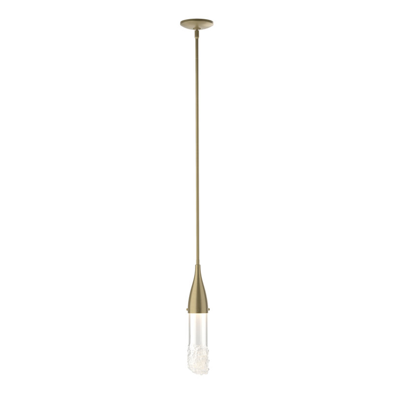 Fritz 1 - Light Single Cylinder Pendant, Soft Gold