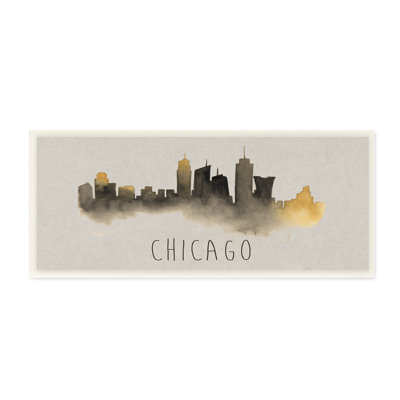 « chicago horizon silhouette », impression
