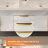 Aro 59" Floating Double Bathroom Vanity, Sintered Stone Top, White Cabinet with Gold Soft Close Hardware-1604876605