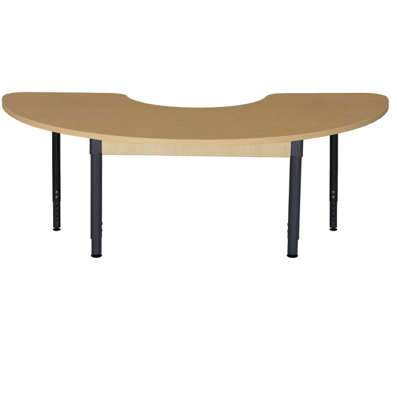 Table d'activité réglable, L 76 po x l 24 po, Non, 19 po à 30 po