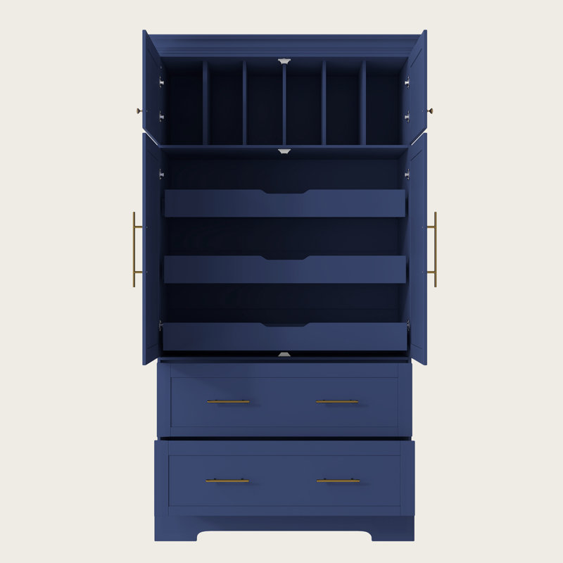 Armoire de rangement Farmhouse, Marine
