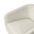 Eugenie Applewold Upholstered Ivory Velvet Swivel Barrel Chair with Solid Wood Base-923352691