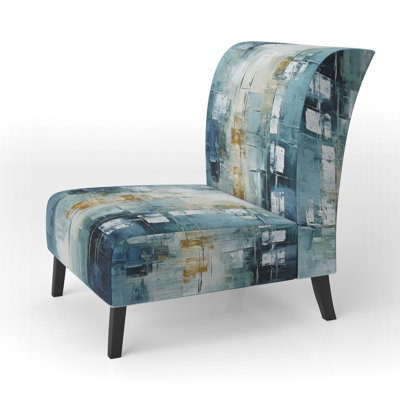 Birch Woods Whispering Winds VI - Fauteuil de chambre rembourré scandinave, fauteuil d'appoint Birch Trees