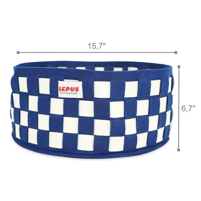 Lit orthopédique pour chat, Bleu