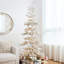 Johvan Slender Green Most Realistic Fir Christmas Tree with LED Lights-2002370371