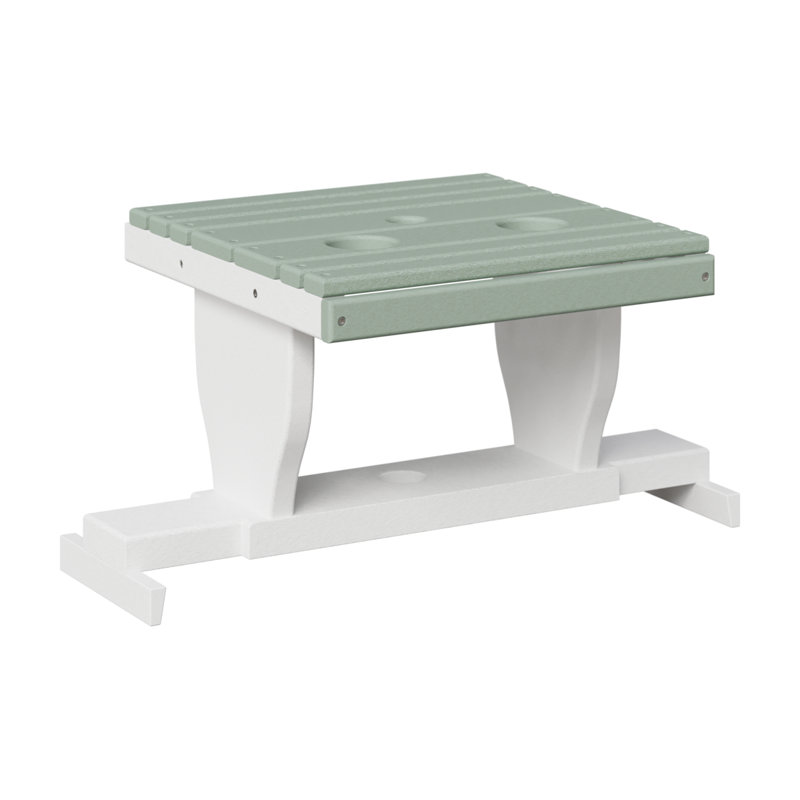 Table de canapé coulissante Berlin Gardens, Seafoam/White