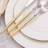 20 Pc Flatware Set with Hammered Handles-106495551