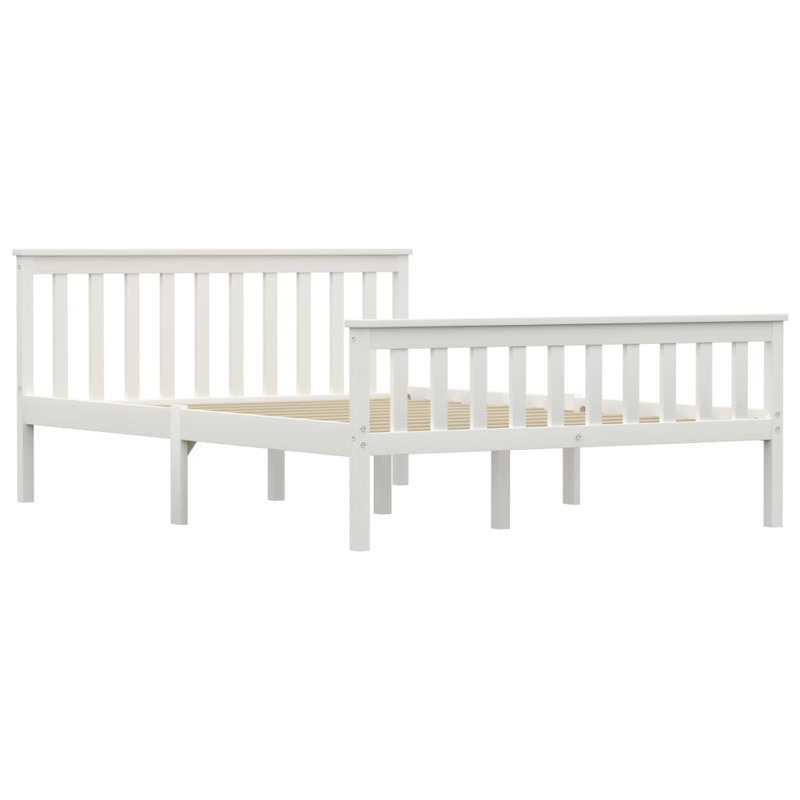 Whitworth Solid Wood Bed, white, European Double (140 x 200cm)