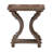 Datrell Baxton Studio Yannick French Country Antique Brown Wood End Table