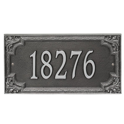 Signature Series 1-Line Wall Address Plaque