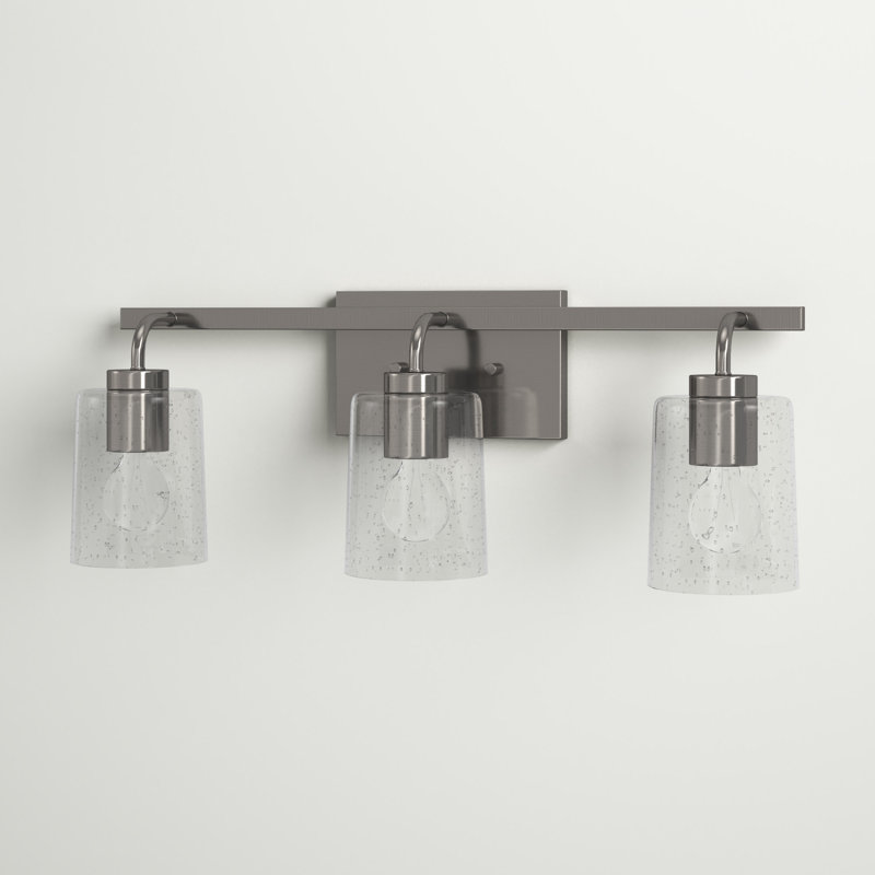 Babson 3 - Light Dimmable Vanity Light, Brushed Nickel