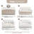 Stretchy Slipcover for Sofa – Machine Washable & Furniture Protector - Comfort Collection-51370892-88359764