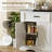 56" Wide 2 Drawer Sideboard Buffet, Farmhouse 4 Doors Credenza Storage Cabinets with Adjustable Shelves-1118696392