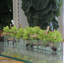 Casa Moderna Glass Plate Orchids Floral Arrangement in Planter
