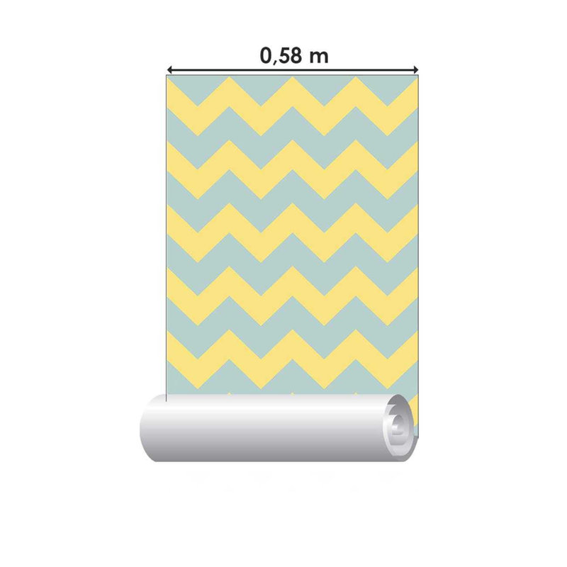 Rouleau de papier peint adhésif doux L 126 po x l 24 po