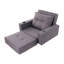 Fauteuil convertible capitonné l 41 po Cournoyer-433490365-433490364