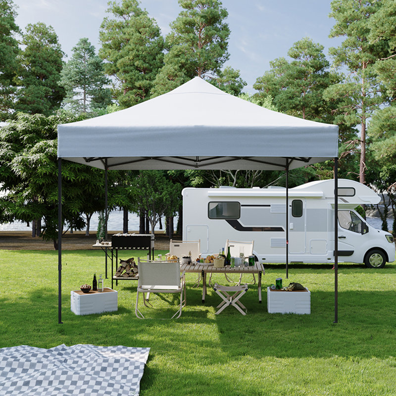 Canopy Tent, Heavy Duty Pop up Canopy, 3m x 3m, White