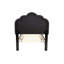 Mobilier de chambre à coucher luxueux avec lit plateforme et tissu d'ameublement luxueux