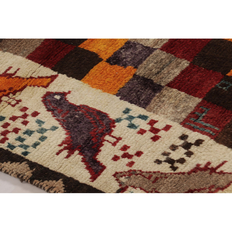 Vintage One-of-a-Kind 2'8" X 4'11" Hand Knotted Area Rug