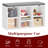 6 Pair Shoe Storage Bench with Cushion, Entryway Shoe Cabinet-1862393700