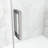 VIGO Amada 56"–60" W x 74" H Frameless Sliding Shower Door in Chrome with Clear Tempered Glass-124752649