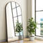 Miroir arqué en aluminium incassable pleine longueur - Basics by Wayfair ™-1363628645-1349171394
