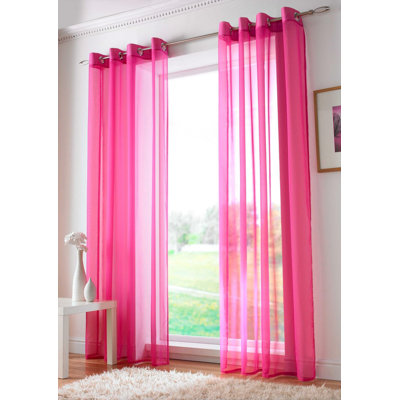 Jaxcen Sheer Curtain Single Panel