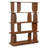 Padua 62" Sculptural 4-Tier Wood Bookshelf-123499350