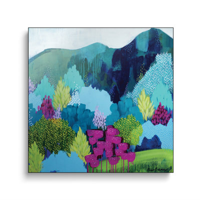 Steelpix Metal Canvas -  On The Way By Clair Bremner Wall Art Print