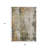 3' X 5' Olive Green And Ivory Abstract Washable Indoor Outdoor Area Rug