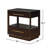2 Drawers Nightstand With Shelf