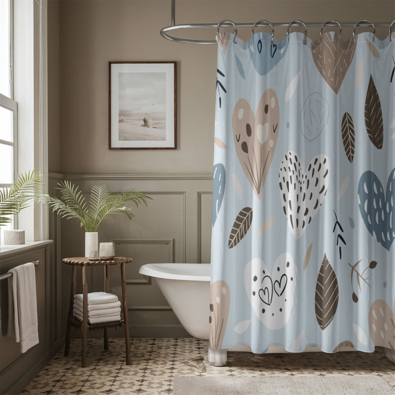 Loving Bear - Premium Shower Curtain 203, 74"H x 71"W