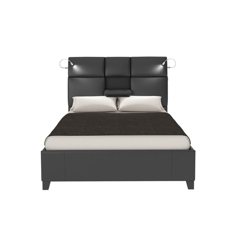 Modern Upholstered Platform Bed