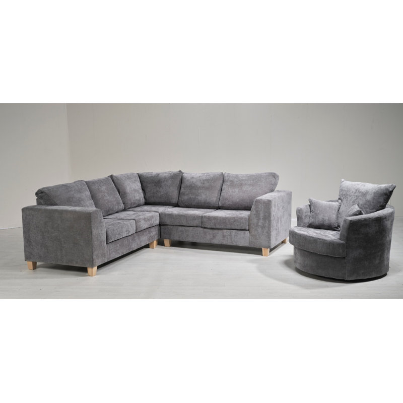 Bacajol 5 Seater Corner Sofa , Grey