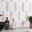 Zip 11.65'' W x 13.62'' L Marble and Brass Mosaic Tile (1.1 Sq. Ft. / Sheet)-89184684