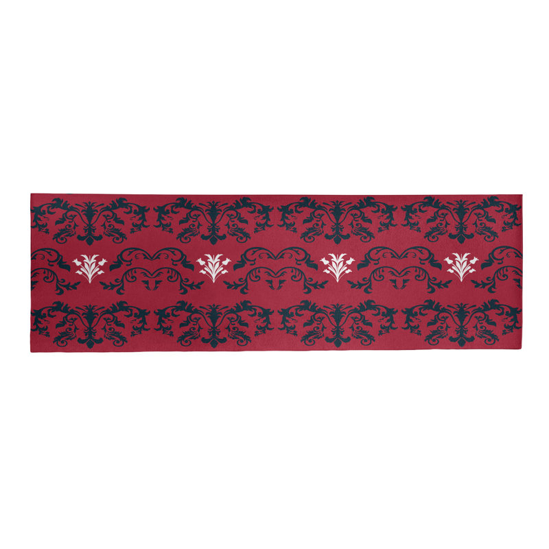 Tapis de couloir rouge
