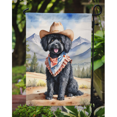 Cowboy Welcome Garden Flag