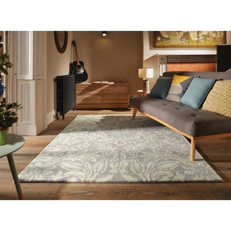 Burtondale Floral Wool Area Rug, Rectangle 200 x 290cm